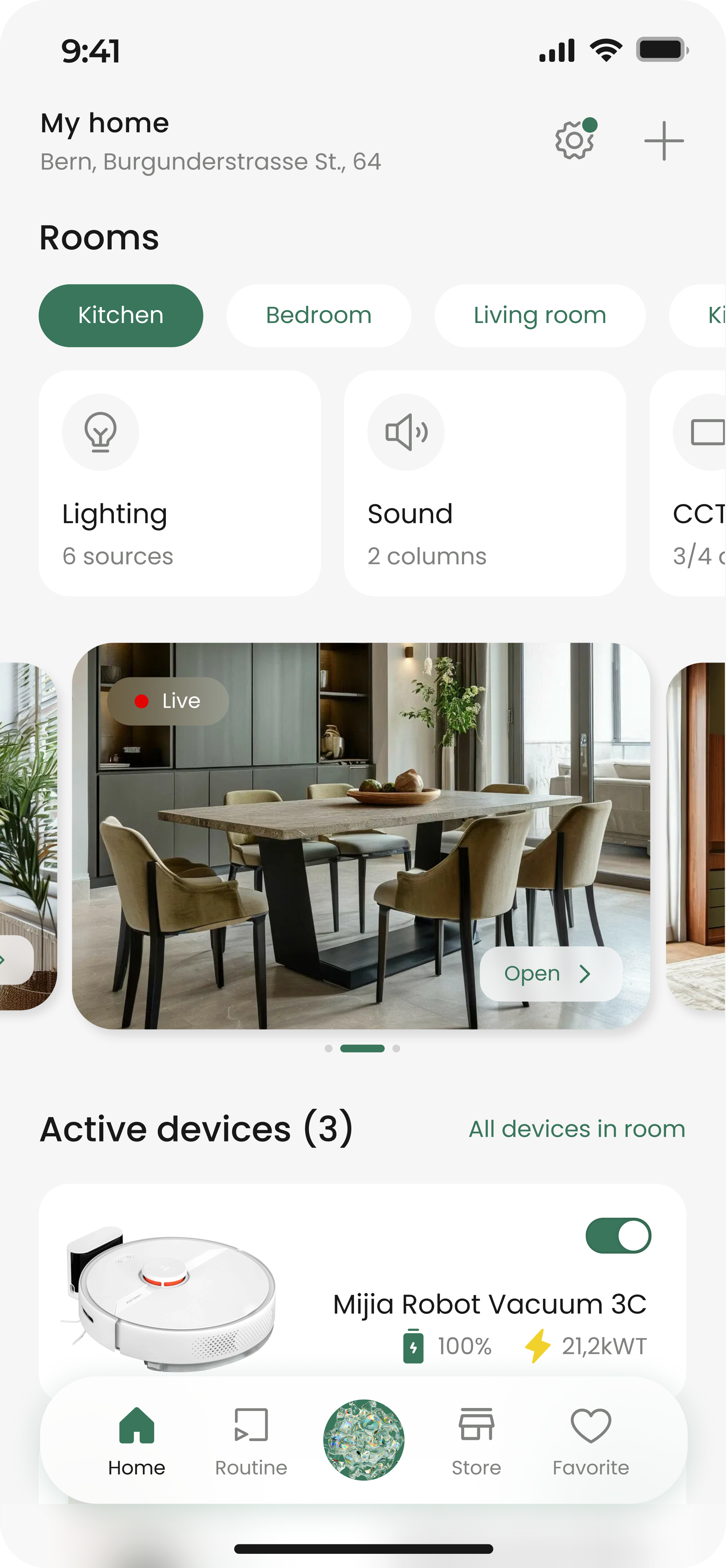 Smart Home app