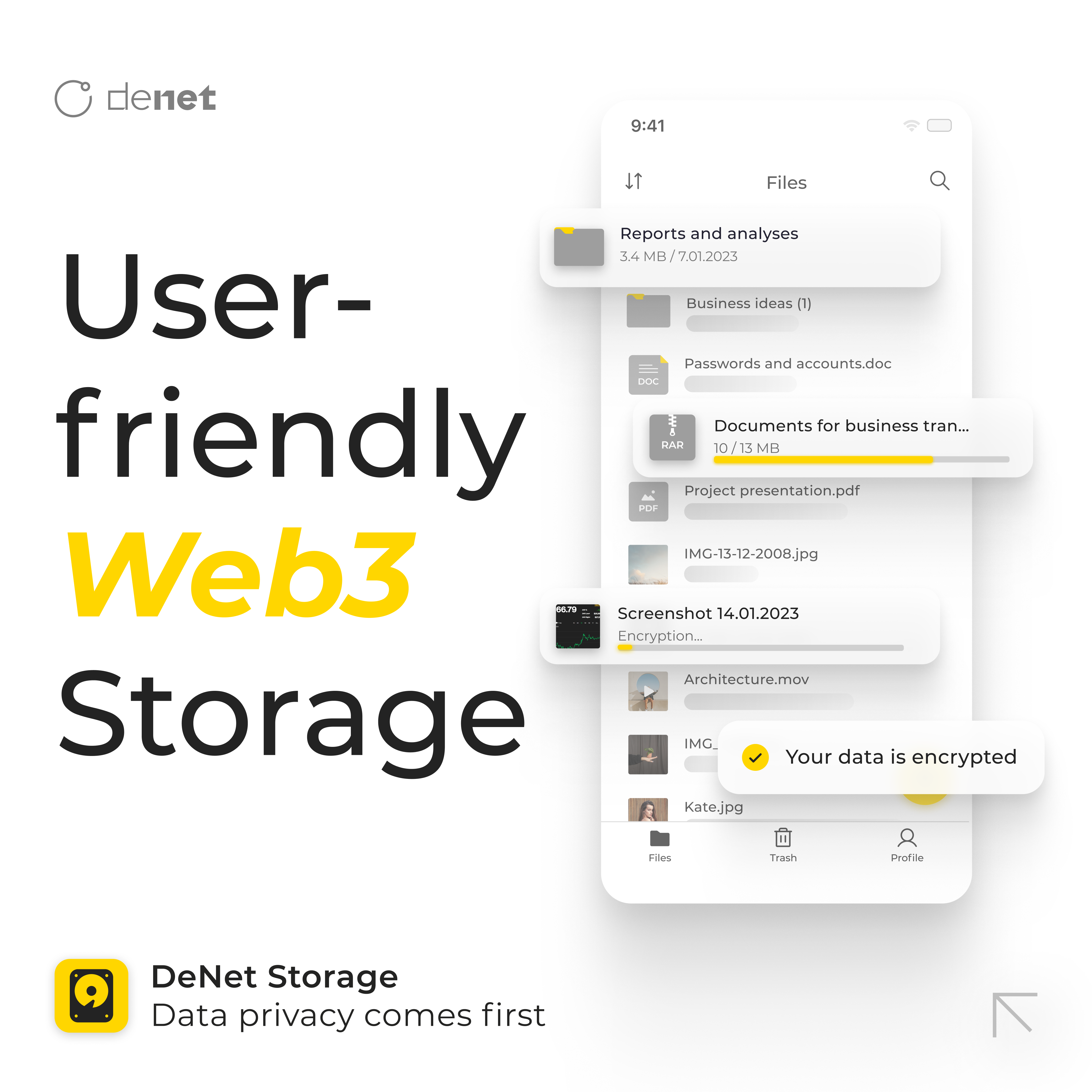 User-friendly Web3 Storage (promo)